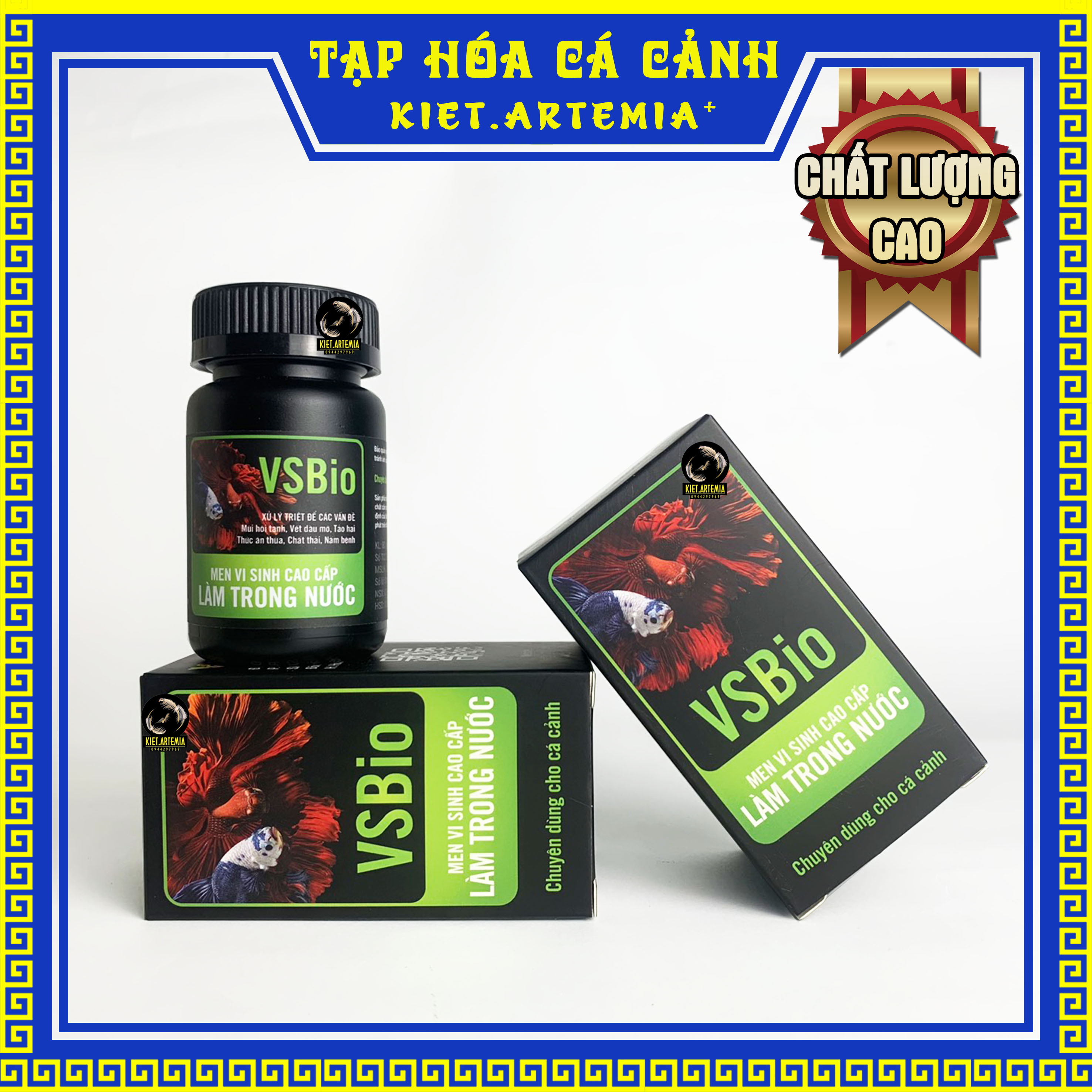 Men vi sinh làm trong nước hồ cá thủy sinh - Vs bio