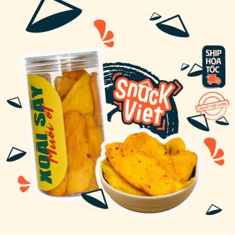 Xoài Sấy Muối Ớt Thợ Sấy - Hũ 450g đồ ăn vặt Sài Gòn cực ngon, cực rẻ 😱
