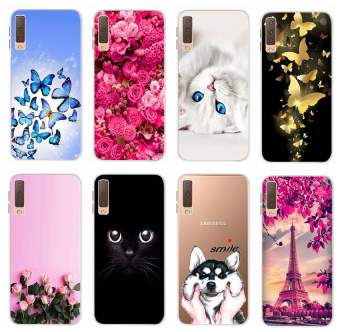 Cho Samsung Galaxy A7 2018 SM-A750F Ốp Lưng Điện Thoại Silicon Mềm Dễ Thương Painted Vỏ 6.0''