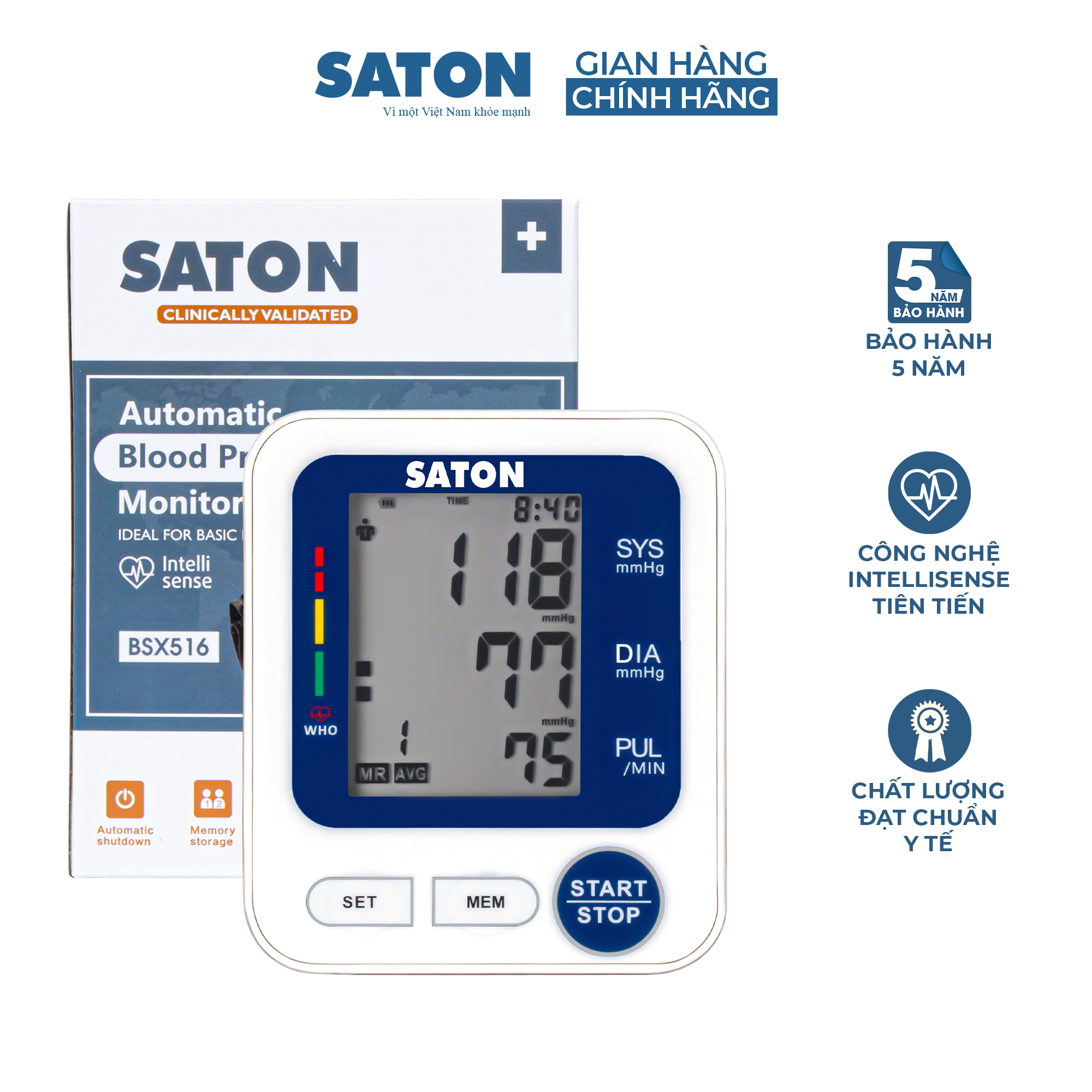 Máy đo huyết áp SATON BSX516