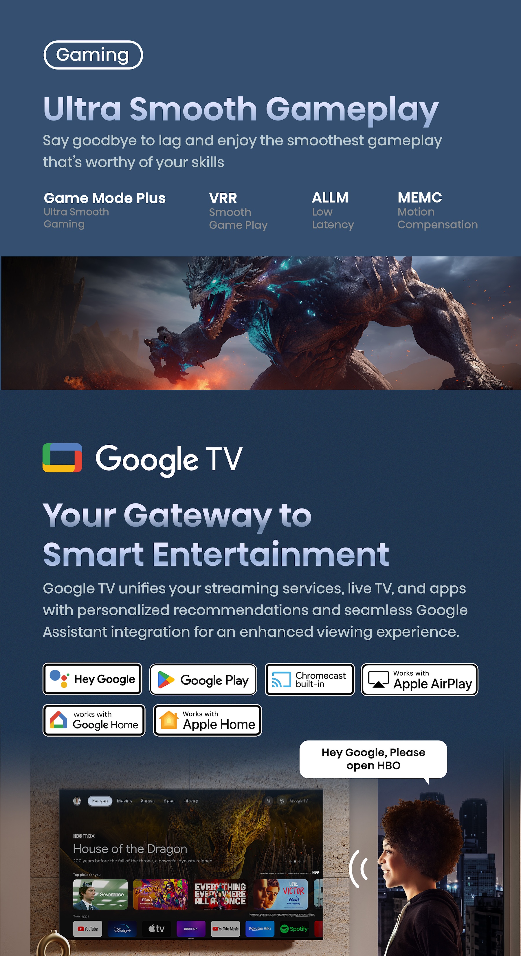 [2025] Hisense E7N 50/55/65/75 inch QLED MAX 4K Google TV | Quantum Dot Colour | 5-Tier Eye Shielding | Dolby Atmos & Vision · v18