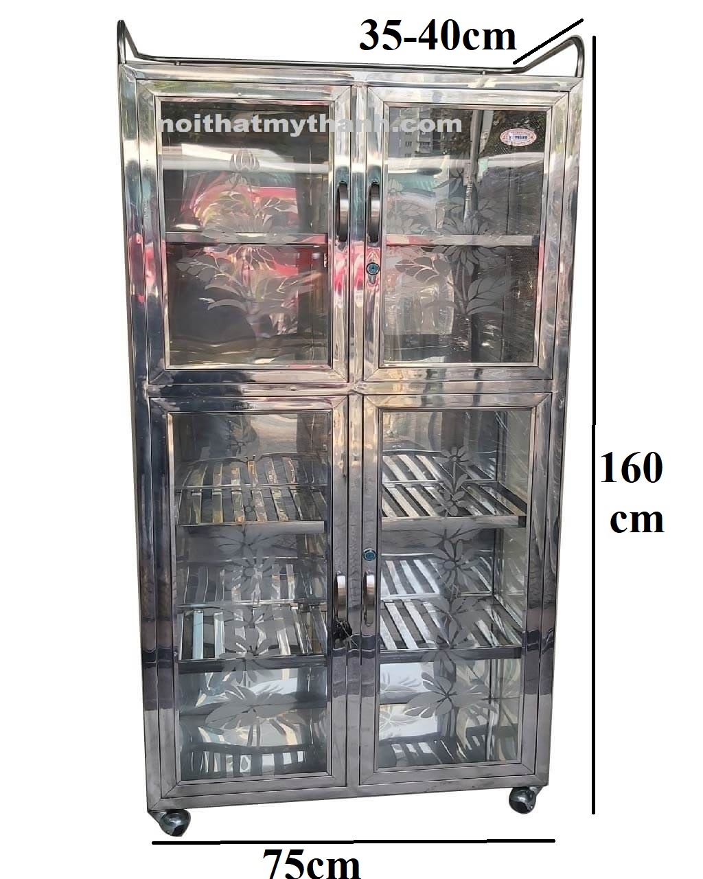 tủ chén inox ic816