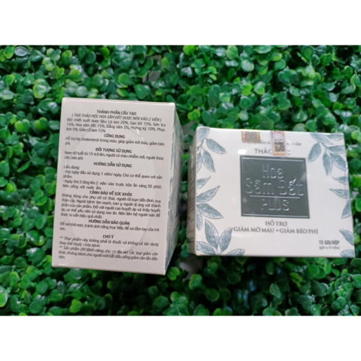 Trà hoa sâm đất plus mẫu mới dạng viên hộp 30 viên