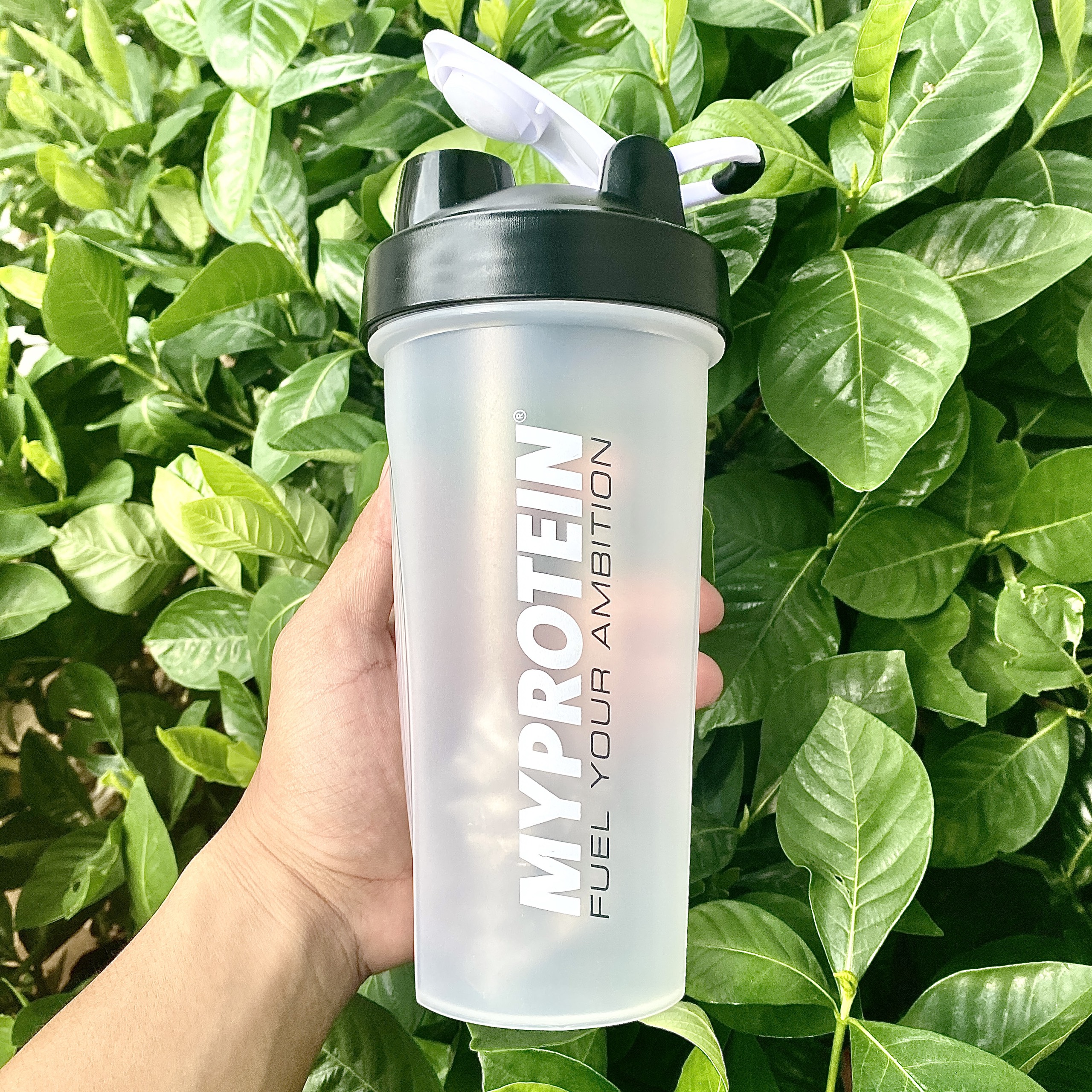 Bình lắc sữa tập gym, bình đựng nước thể thao, my protein 600ml, hàng nhựa cao cấp bi lắc lò xo thép không rỉ