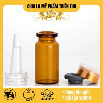 Lọ chiết tinh chất thủy tinh 5ml/10ml Bộ 3 nút / lọ chiết tinh dầu / chai lọ chiết mỹ phẩm