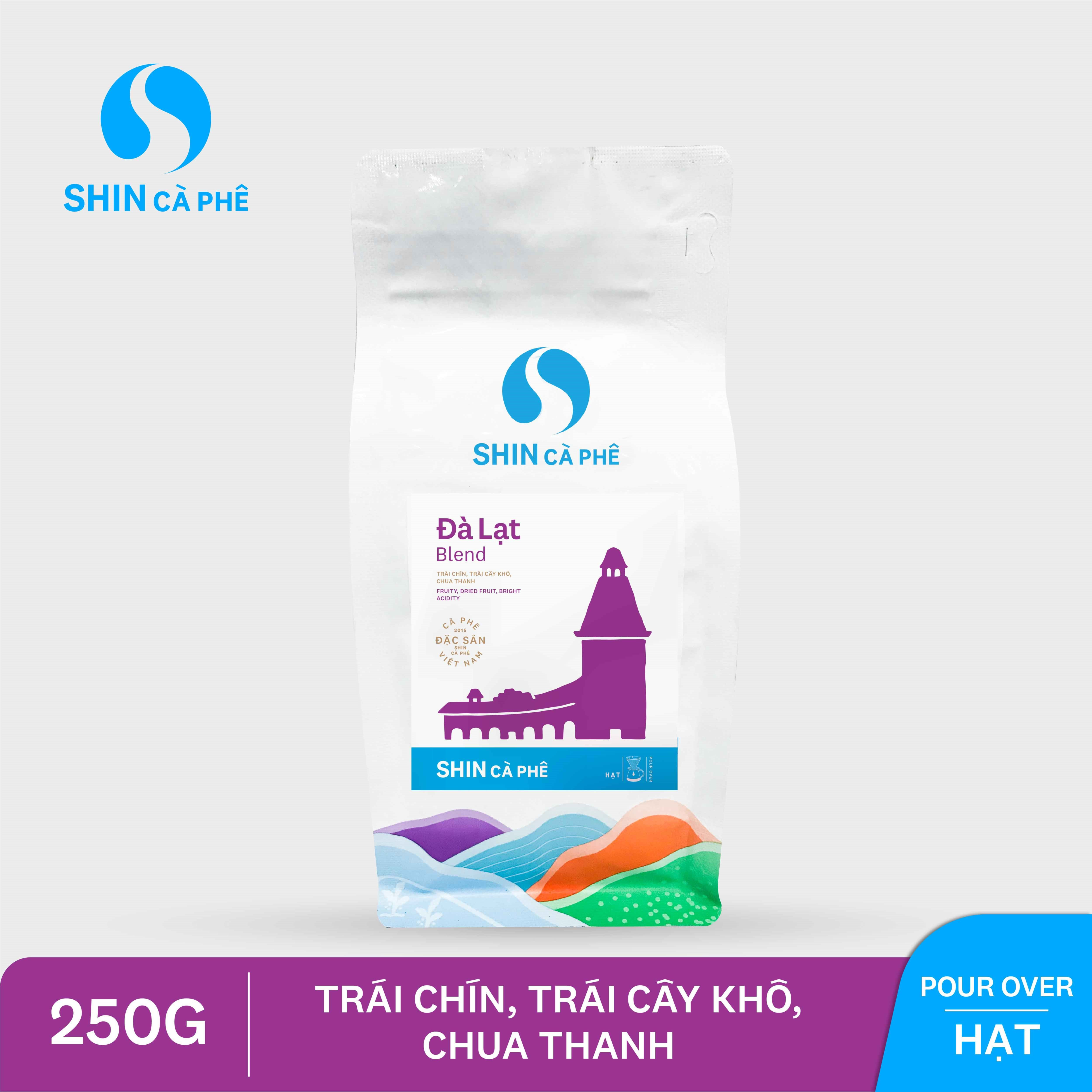 Shin cà phê_cà phê thủ công đà lạt pour over 250g