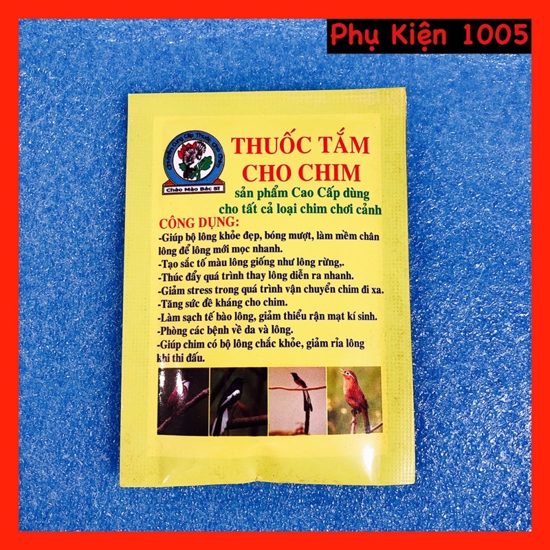 Th uốc tắm cho chim