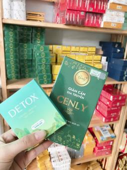 giảm cân vip xanh hộp 30 viên tặng kèm 15 viên detox