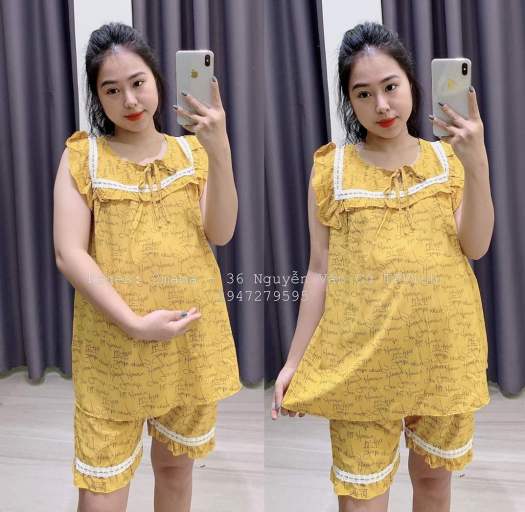 bộ đồ bầu mặc nhà giá rẻ, đẹp