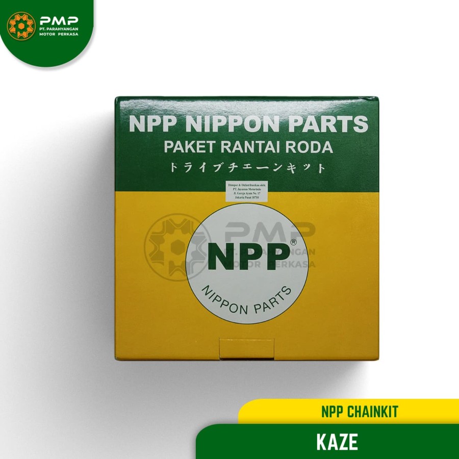 GEAR SET GEAR PAKET CHAIN KIT KAZE NPP Harga 168,720 rupiah*Gratis Ongkir