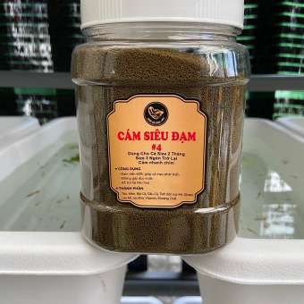 Cám siêu đạm PL1, PL2, PL3, PL4 (500G) cám Pháp, cám không đục nước