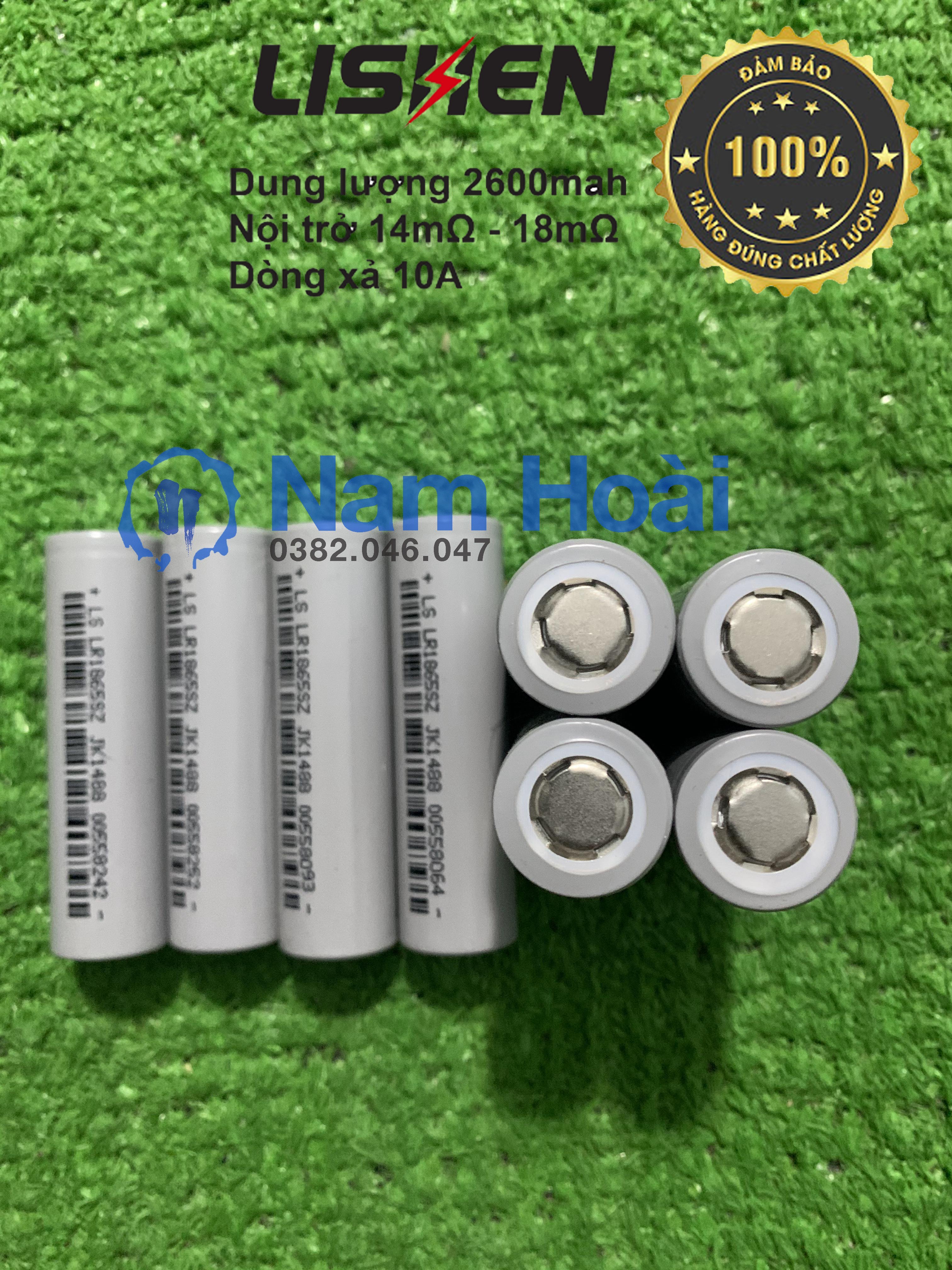 [HCM]Pin Lion Lishen 18650 - Pin 3v7 - dung lượng đủ 2500mAH mới 100%