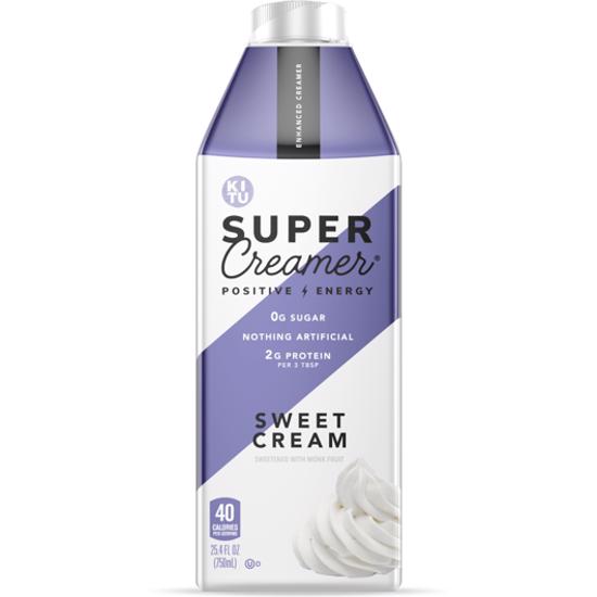 KEM SỮA LỎNG KHÔNG ĐƯỜNG - ĂN KIÊNG KETO - BỔ SUNG PROTEIN - DẦU MCT, KITU SUPER Coffee Creamer, VỊ KEM CREAM 750ml (25.4 oz)