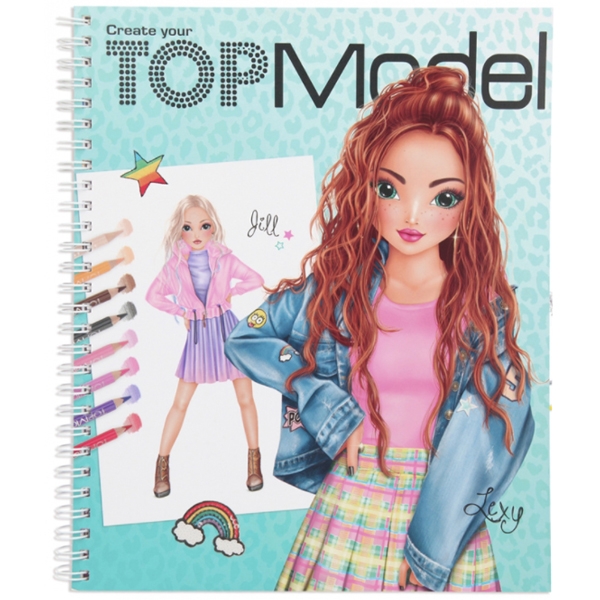Vở thiết kế thời trang Create your TOPModel Colouring Book TM411065
