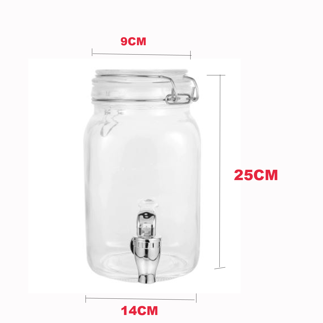 ACRYLIC JAR001 - 5.3L Daily Use Beverage Dispenser With Spigot