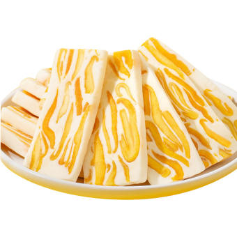 100g Bánh Sữa Xoài - dâu tây sấy khô/ Bánh sữa pho mai mix quả xoài sấy - dâu tây/ Kẹo Nougat Sữa Đặc Dâu tây, Xoài phủ pho mai thơm ngon ăn siêu nghiền