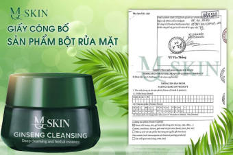 Bột Sữa Rửa Mặt Nhân Sâm MQSkin (100ML Mẫu Mới)