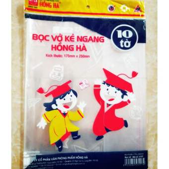 BỌC VỞ KẺ NGANG HỒNG HÀ (10 TỜ)