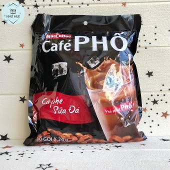 Cà phê sữa đá MacCoffee Cafe Phố (túi 30 gói x 24g)