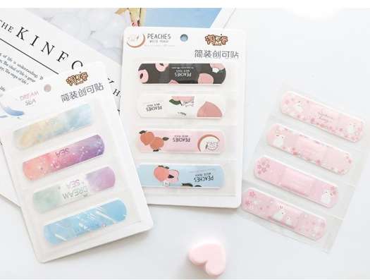 Băng keo cá nhân băng keo cá nhân có hình dễ thương (4 miếng)