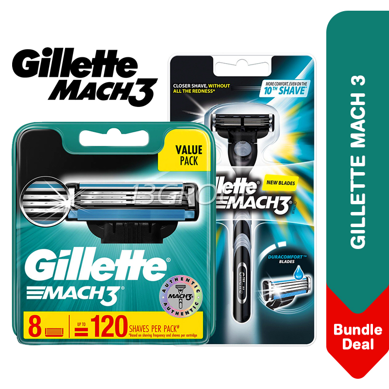 gillette mach 3 blades 16 pack