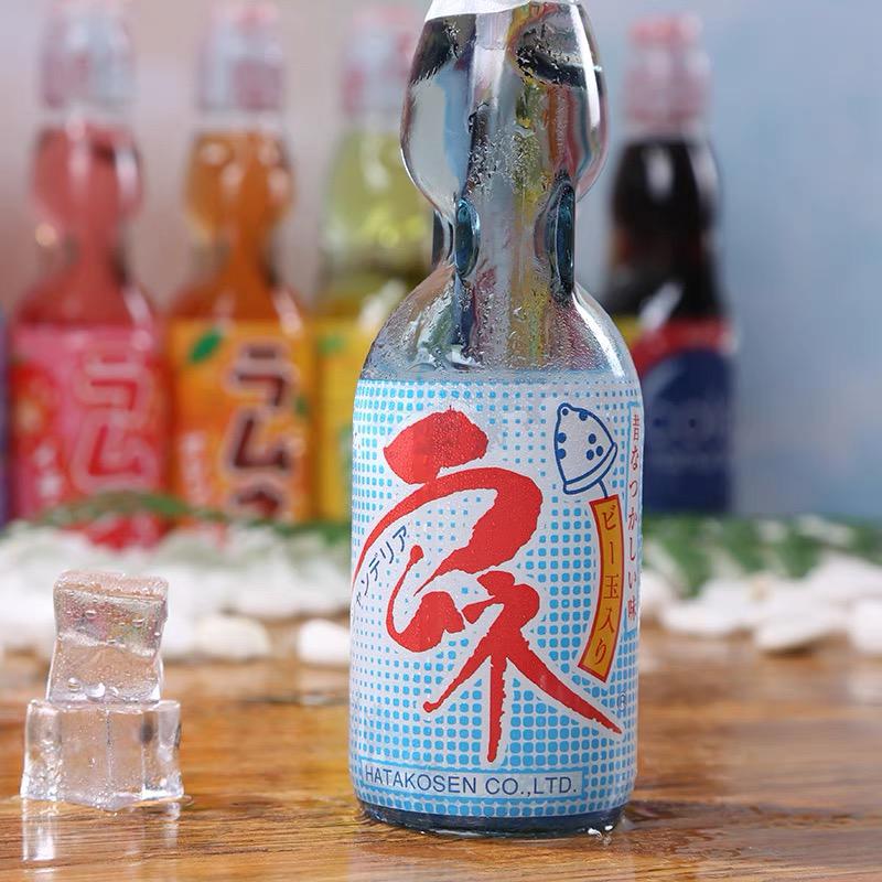 Japan Hatakosen Ramune Marble Soda Drink Original 200ml (Exp : July 2022 ?)