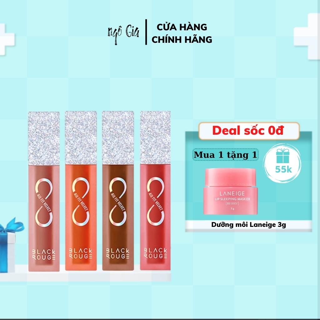 Son kem lì Black rouge Air Fit Velvet Tint Ver 8 mầu A38, A43, A44, A45. dhc dưỡng môi, không trôi - Sale Chính hãng