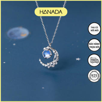 Dây chuyền Hanada Dây Chuyền Mặt Trăng Đá 0773