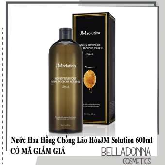 Nước Hoa Hồng Chống Lão Hóa Da JM Solution Honey Luminous Royal Propolis Toner XL 600ml