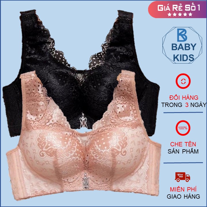 Áo lót nữ, áo lót mút mỏng dành cho ngực to và siêu to, áo lót ren lưới bản to không gọng đệm mỏng cho người ngực to, bản 4 móc cài giảm mỡ lưng