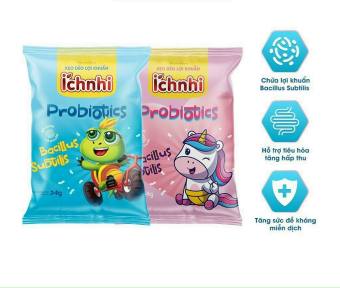 Kẹo dẻo ích nhi, dây 10 gói 3 loại ( lợi khuẩn, tăng đề kháng, canxi D)