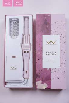 Máy làm tóc Máy uốn tóc xoăn xoay tự động 360 độ VIVID Gậy uốn xoăn xoay tự động 360 độ tạo kiểu tóc đa năng Máy uốn tóc xoăn làm tóc- Máy sấy Panasoni