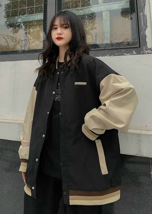 Áo khoác dù nam nữ phom rộng trẻ trung cực teen