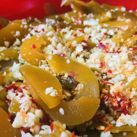 Mắm dưa gang miền Tây nhà làm chuyên sỉ 1kg Tiệm Cô Bờm - 100% làm từ dưa gang non giòn rất vừa ăn(1kg)