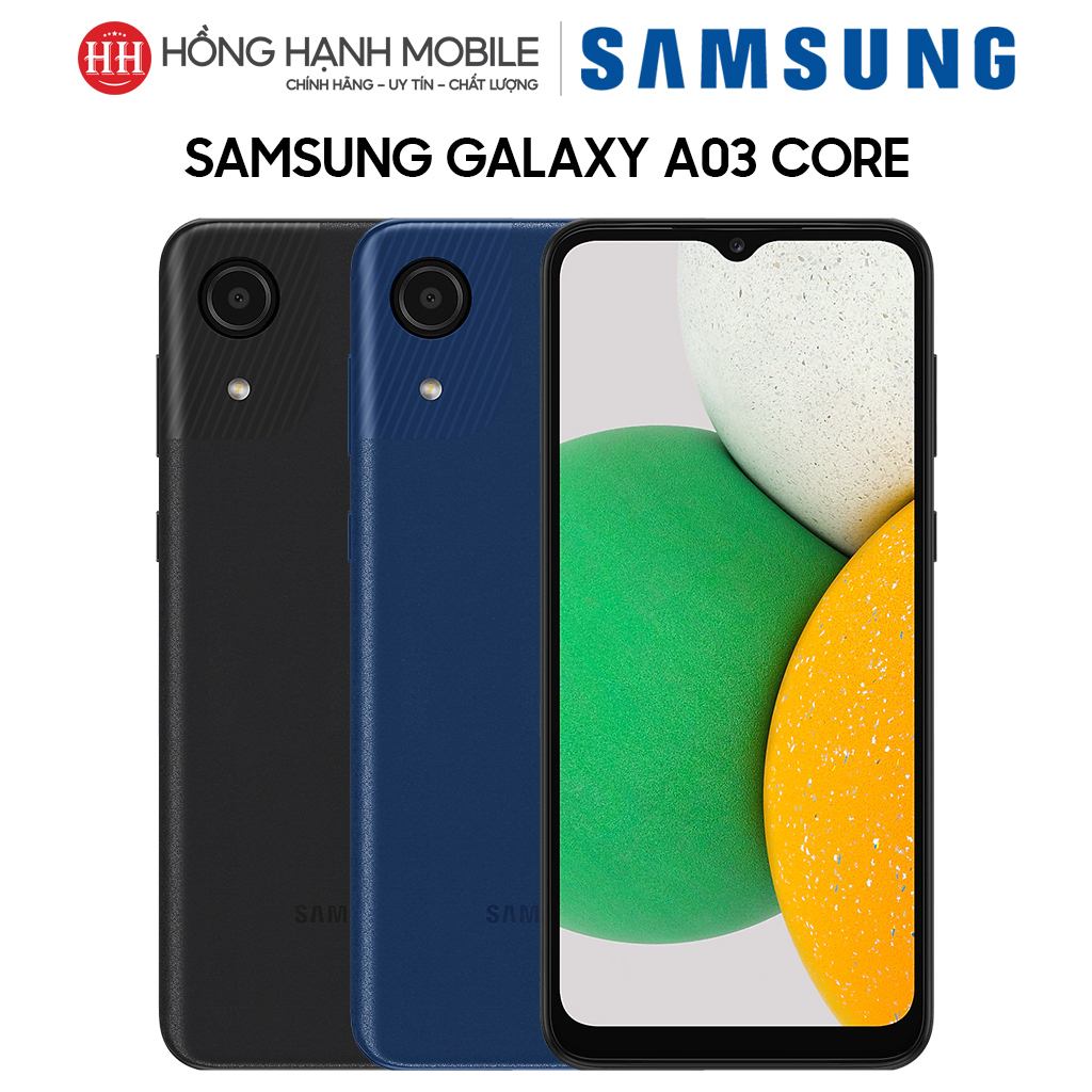 Điện thoại samsung a03 core 2gb/32gb - hàng chính hãng
