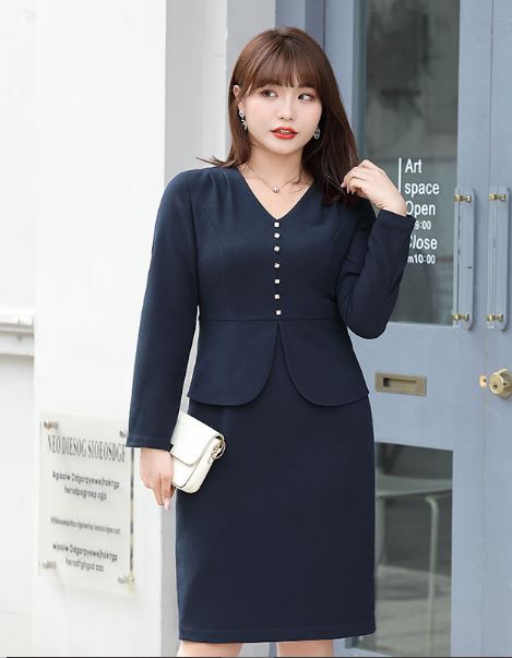 Đầm công sở peplum bigsize cao cấp - BSpl422