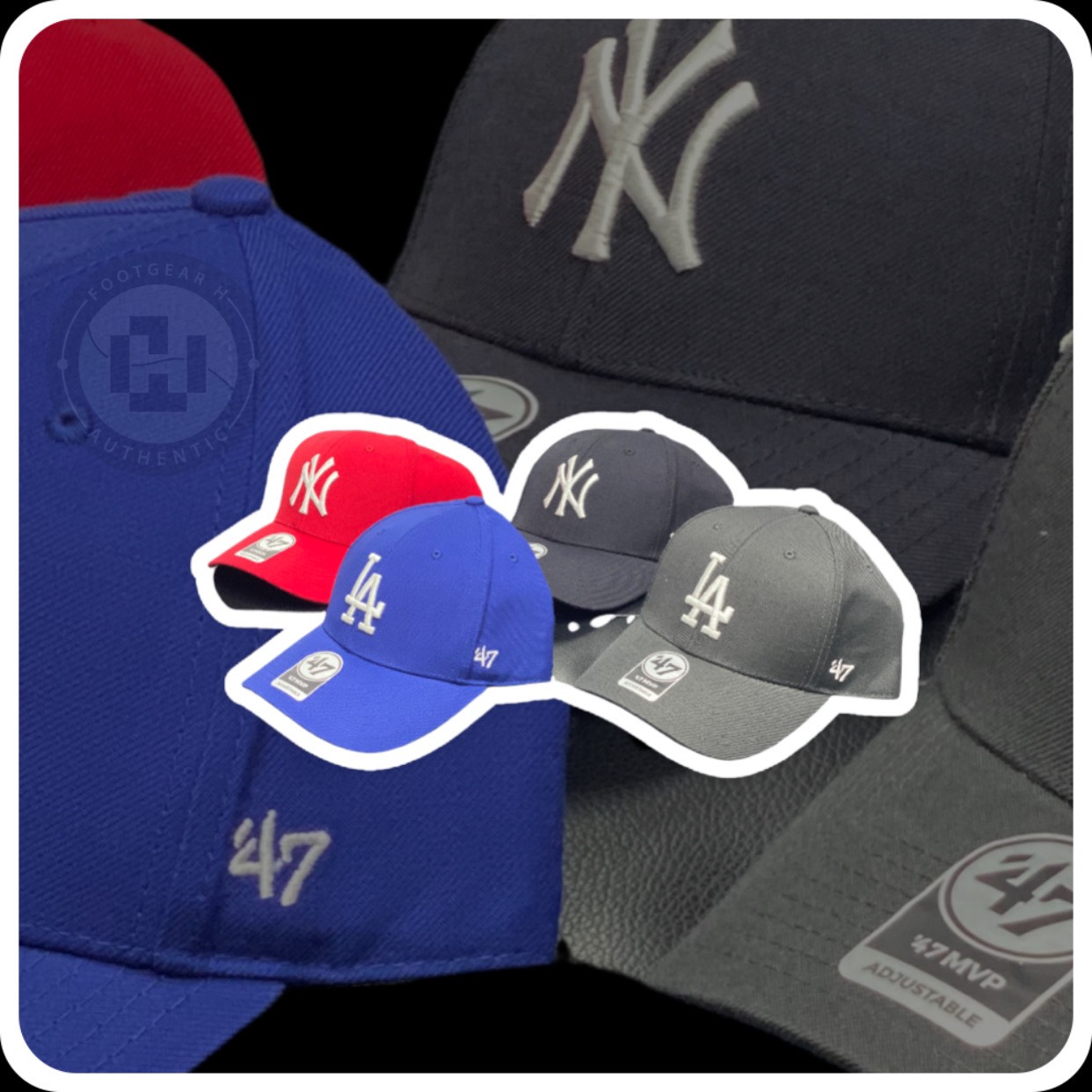 New York YANKEES MLB Cap MVP 47 Brand  Top Hats