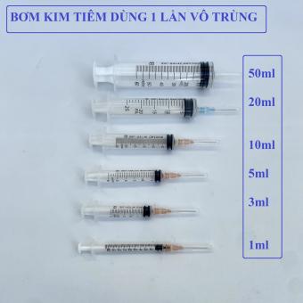 Bơm Tiêm, Xi Lanh Y Tế VINAHANKOOK, Bơm Tiêm 1ml, 3ml,5ml,10ml,20ml,50ml