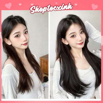 Tóc kẹp giải U- Kẹp nửa đầu xoăn layer nhẹ