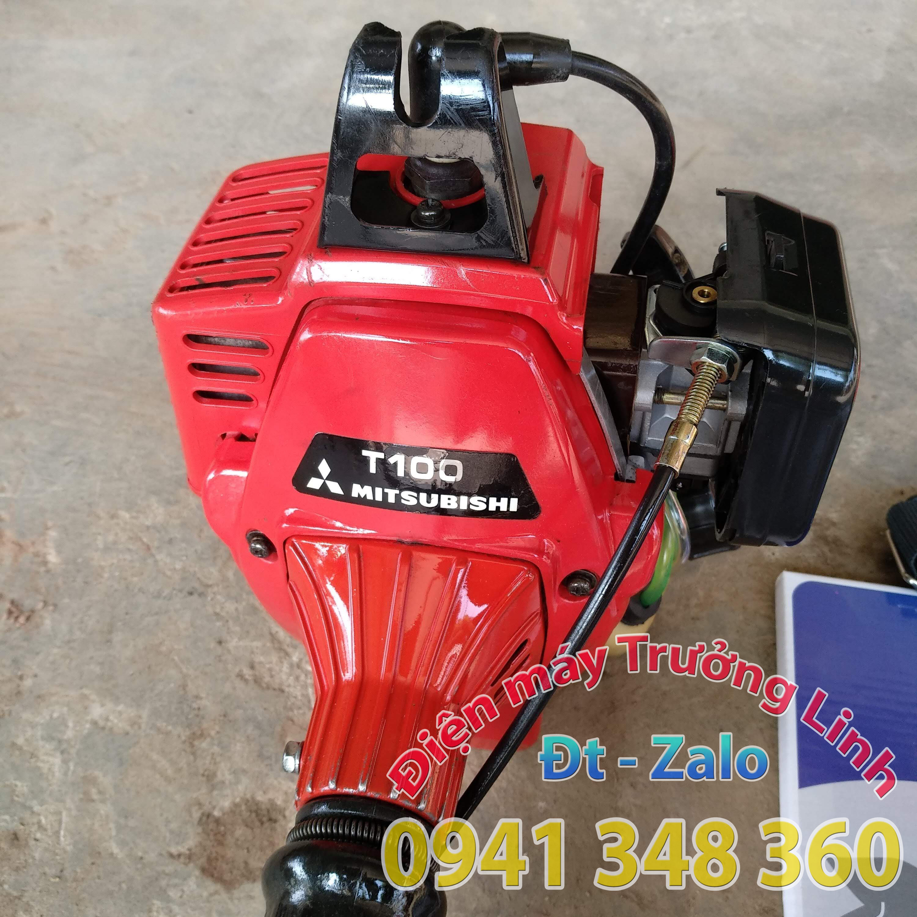 Máy cắt cỏ nhật bãi Mitsubishi T100 đẹp