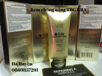 KEM CHỐNG NẮNG TẾ BÀO GỐC KBA CÓ LÊN TÔNG