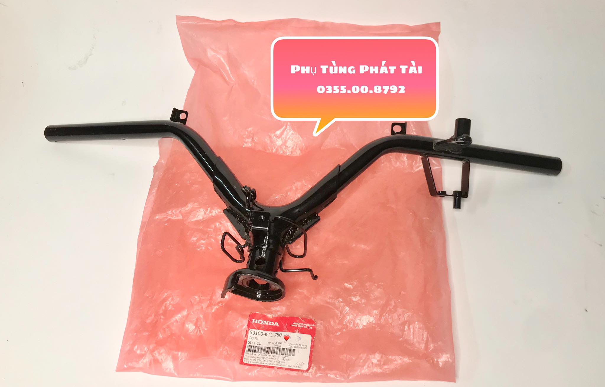 Ghi đông tay lái wave rs - s100 phanh đĩa chính hãng honda