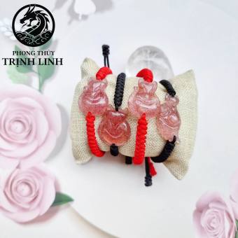 VÒNG CỬU VỸ HỒ LY THẠCH ANH DÂU TÂY HỒNG