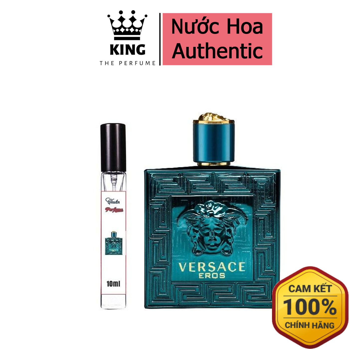 Nước Hoa Nam-Versace Eros Man EDT- Phong cách nam tình mạnh mẽ, Nước hoa chính hãng, Nước hoa chiết 5-10-20