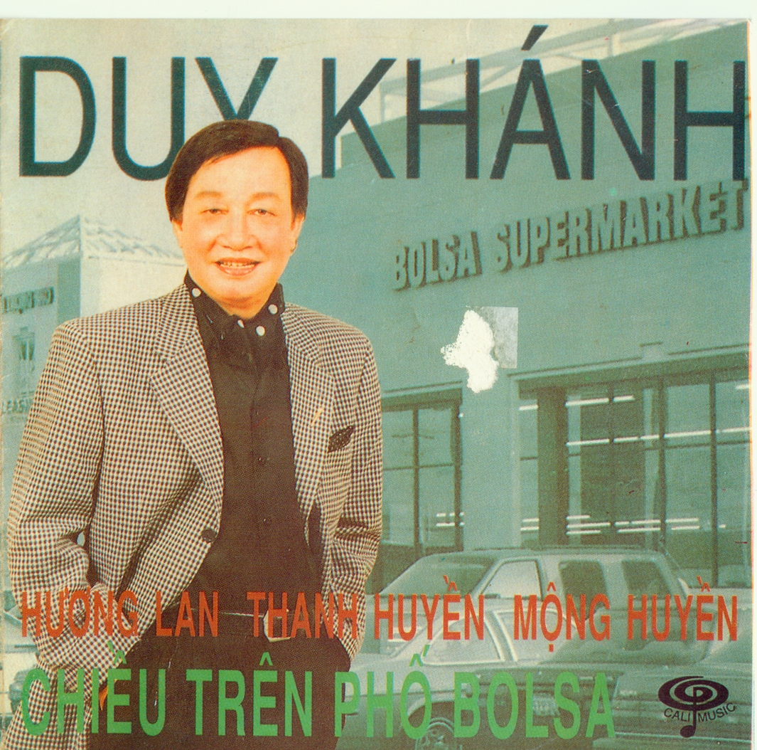 Đĩa cd duy khánh chiều trên phố bolsa - cd nhạc vàng