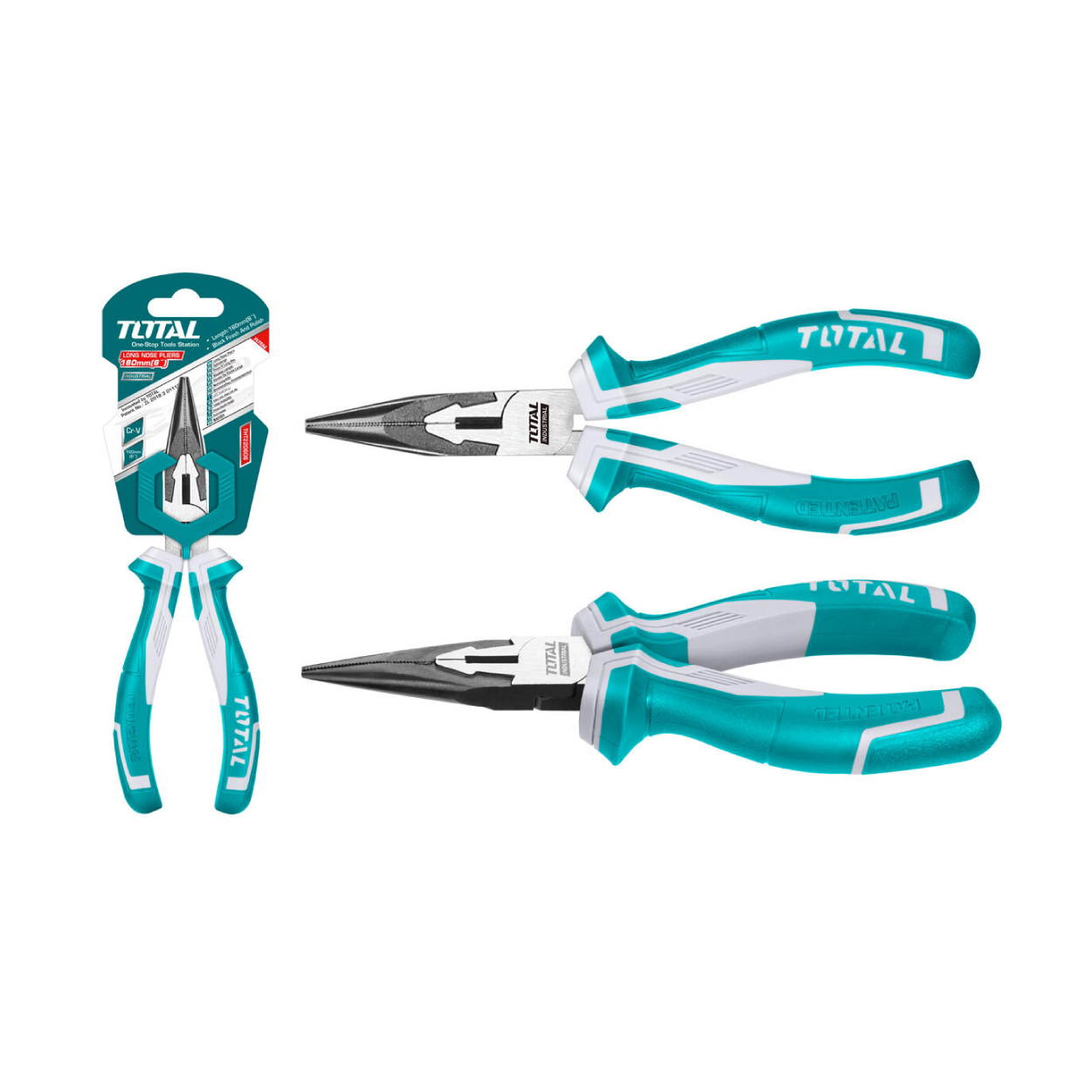 Kềm mũi nhọn mỏ dài cao cấp 8'"/160mm thép cr-v total - tht220806s