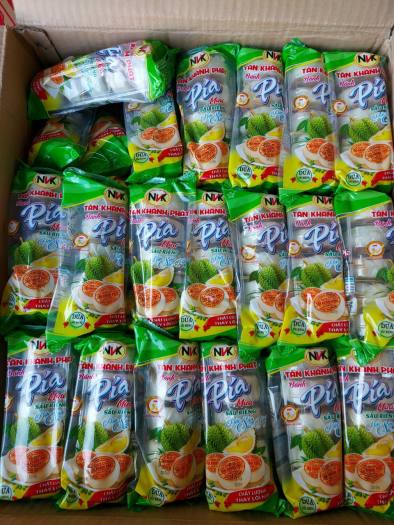 2 cây bánh pía mini sốc trăng siêu ngon( cây 5 cái) pía xanh