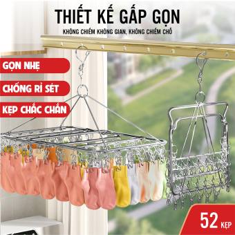 Móc chùm vuông có thể gấp gọn phơi đồ cá nhân , phơi quần áo cho cả gia đình