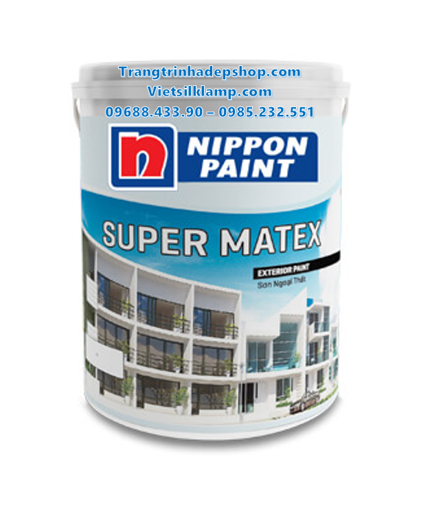 Sơn màu ngoại thất - NIPPON SUPER MATEX 5L, 18L