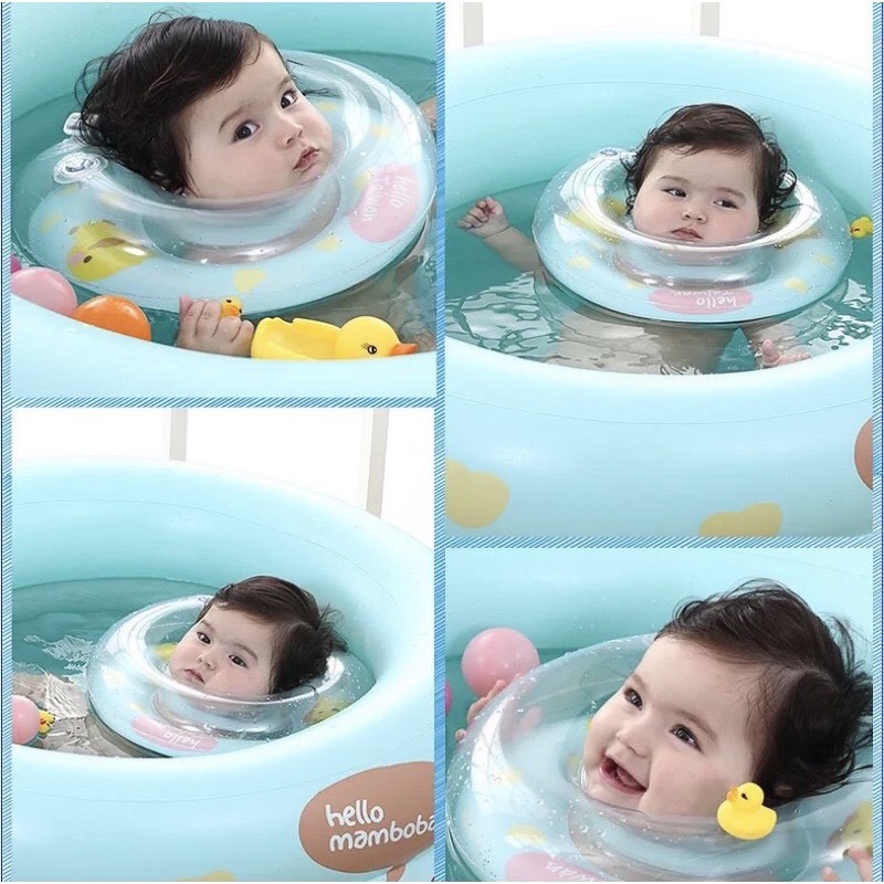 Phao cổ tập bơi cho bé